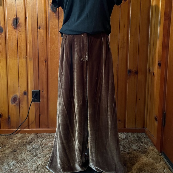 NWT Veronica Pleated Pants by Ulla Johnson, size 8, in Mica - Picture 3 of 6